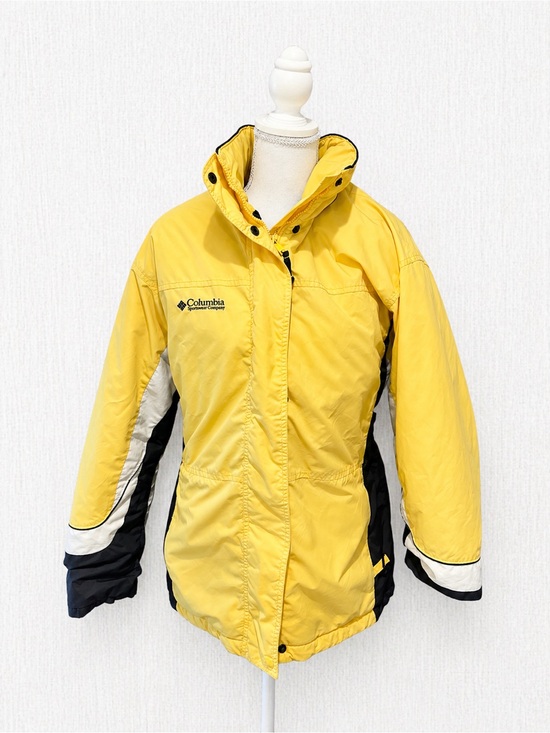 Columbia Jackets & Blazers - Columbia Yellow Jacket with Black & White Panels